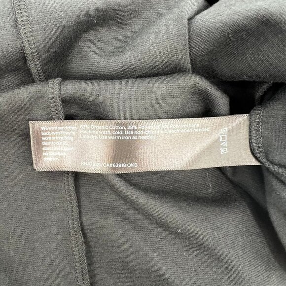 Eileen Fisher Black Zip Front Pocket Tank Mini Dress | Size XS - Picture 8 of 8